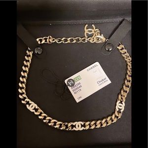 Chanel brand new necklace with enamel detail